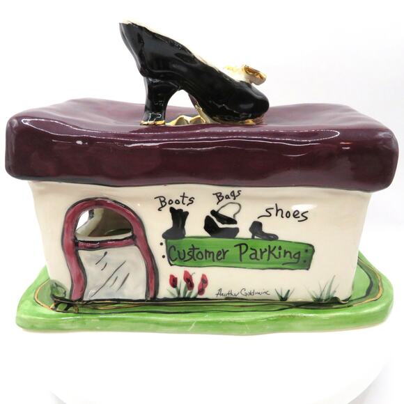 Blue Sky Clayworks 2003 The Perfect Fit Shoe Store Candle House Heather Goldminc - Picture 6 of 13